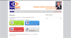 Desktop Screenshot of hindsightsoftwaresolutions.co.uk